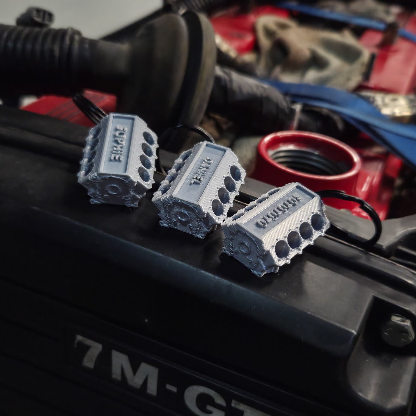 Custom Engine Keychain