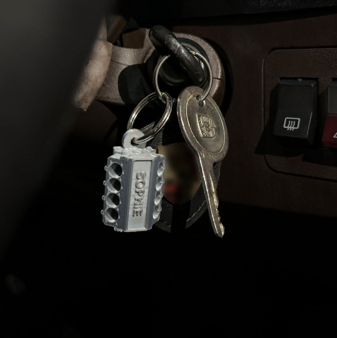 Custom Engine Keychain